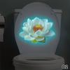 Glow-In-The-Dark Toilet Sticker Lotus Wall Sticker Self-Adhesive Removable Sticker Bathroom Decal Car Sticker Home Decor
