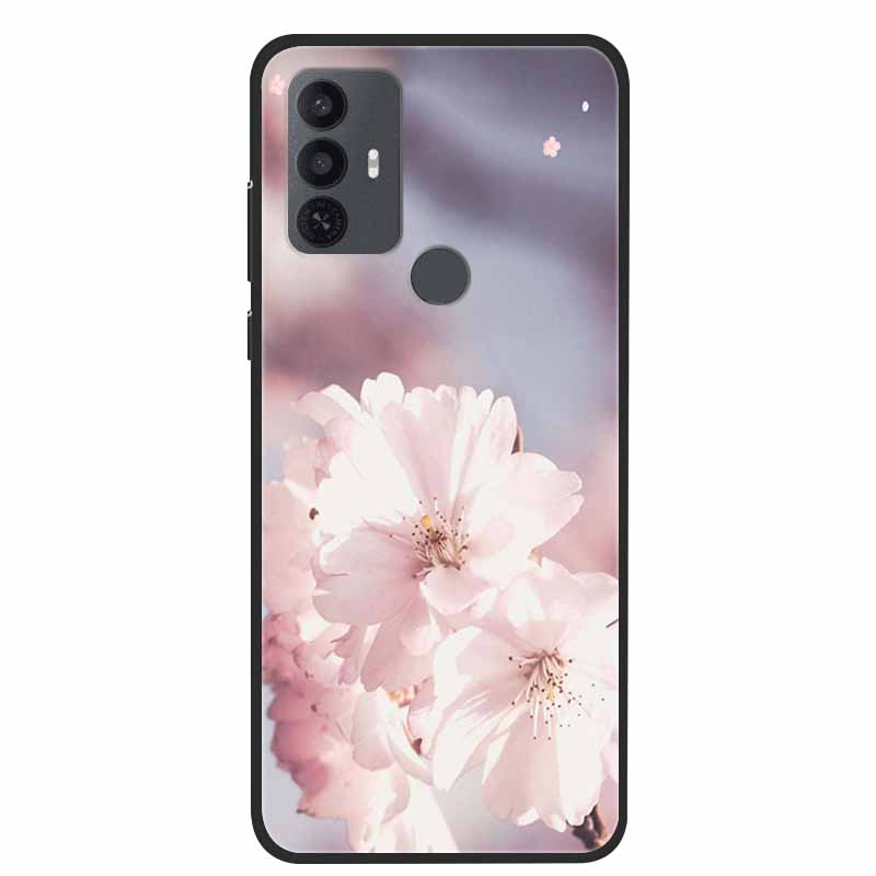 For TCL 30 SE Case Luxury Soft Silicone Protective Animals Phone Cover for TCL 305 306 Case 30SE TPU Funda for TCL30SE Cartoon