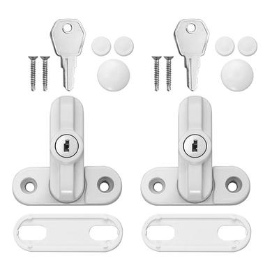 Beperkingsslot Hardware Accessoires Deurvleugel Klem met Sleutel Veiligheidssloten Raambegrenzer Klapraam en Deur T-slot