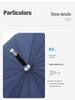 Luxurious Solid Wood Long Handle Umbrella - Men's Reinforced Extra Large Retro Wind & Storm-Proof Dual-Use Umbrella