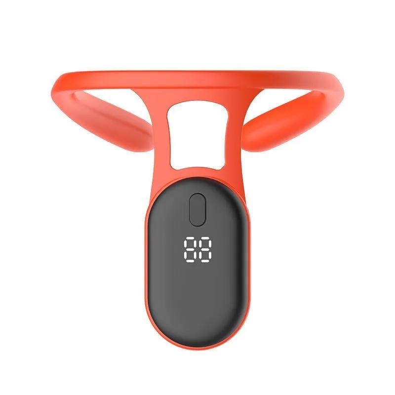 Smart posture corrector with vibration for children and adults, orange