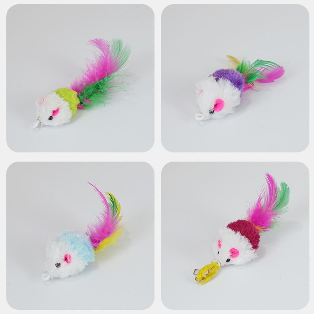 Indoor Cat Interactive Light Up Cat Toy, Rechargeable Electric Cat Ball, Electric Rolling Cat Toy(4 Tail Styles Are Sent Randomly)