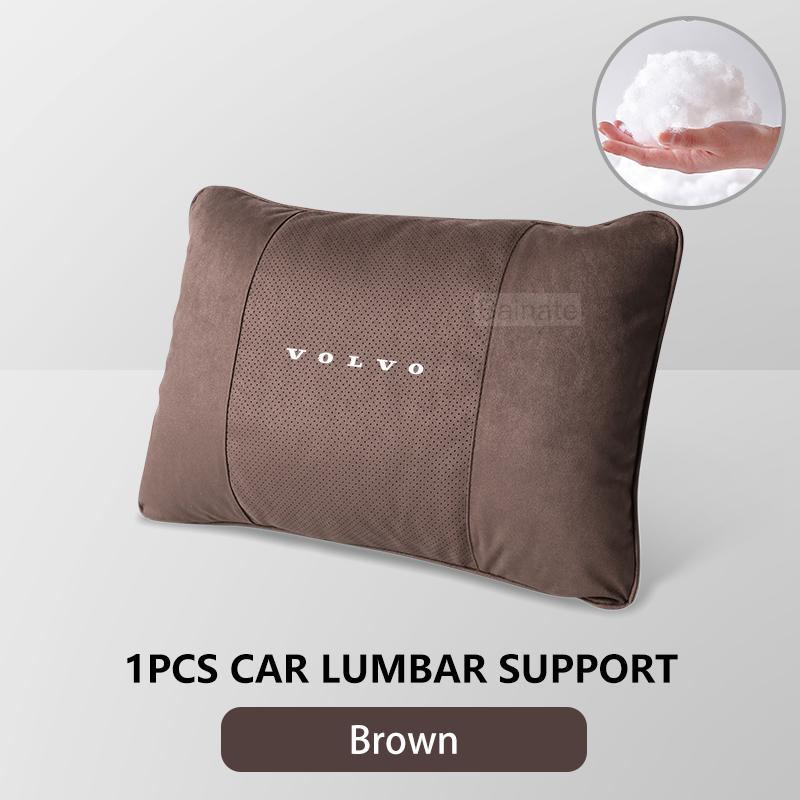 For Volvo XC60 V90 V60 V40 XC90 S90 S60 C30 V70 XC40 Car Headrest Neck Support Seat Lumbar Cushion Soft Neck Pillow Accessories