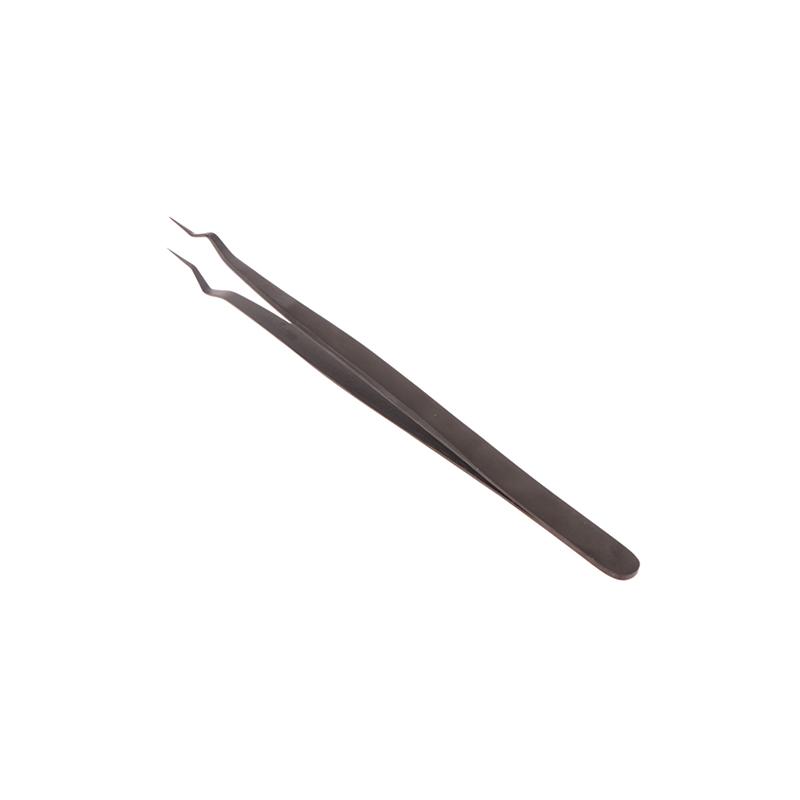 Designed Precision Isolation Lash Extension Tweezer Strategic Angle Opening Jaws Separator Tweezers For Eyelash Extension