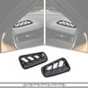 For -2024 Jeep Grand Cherokee Carbon Fiber Side Air Vent Outlet Cover Trim2*