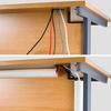 1pc 39.37in/78.74in Slot Floor Cord Cover Self-Adhesive Cord Protector Extension Wiring Duct Protector Electric Wire Slot Cable