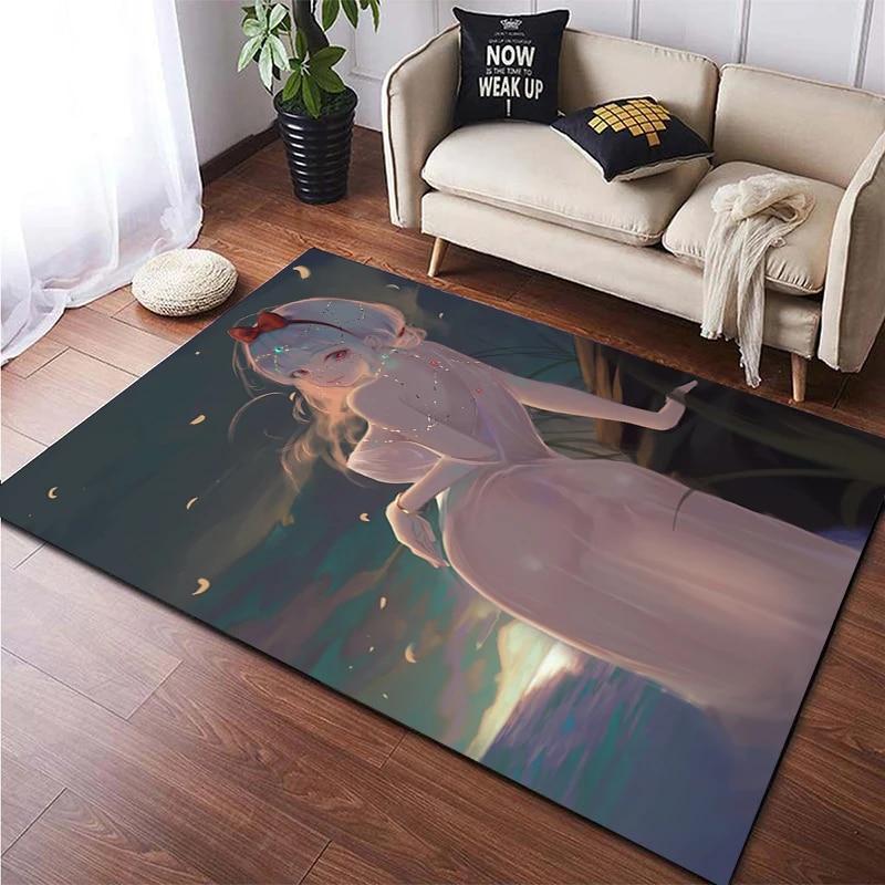 Sexy Anime Girl Carpet Party Bikini Beach Mat Decor Floor Mat Anime Rug Door Mat Game Room Yoga Mat Picnic Yoga Play Mat