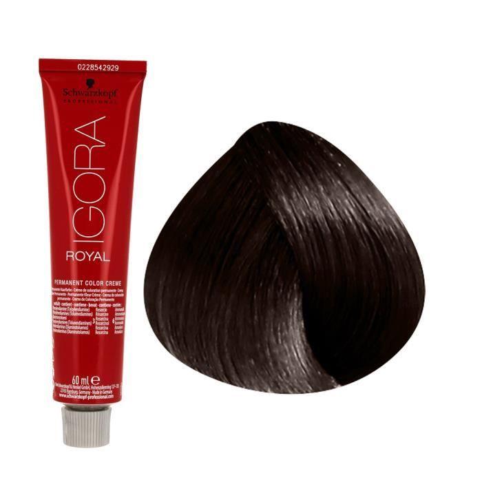 Schwarzkopf Coloration Permanente Haute Définition 4-0 : Châtain , 60ml