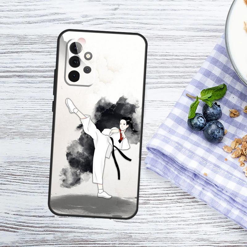 Kung Fu Taekwondo Karate Case For Samsung Galaxy A52 A32 A12 A14 A34 A54 A53 A33 A13 A51 A71 A15 A25 A35 A55 Cover