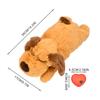 Plüsch-Spielzeug mit Herzschlag für Verhaltenstraining bei Welpen, Plüsch-Kuscheltier, Angstlinderung, Einschlafhilfe, Puppe, langlebiges Kauspielzeug für Hunde