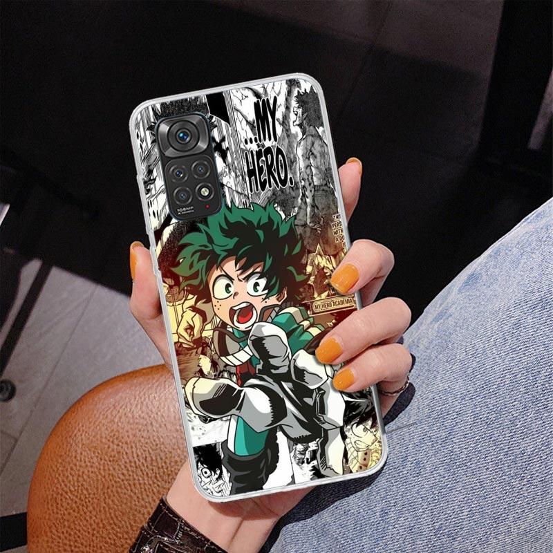 My Hero Deku Phone Case For Xiaomi Redmi Note 15 14 13 12S 12 11 Pro Plus 14S 11S 11E 10 10S 11T 5G Personalized Cover Redmi Not