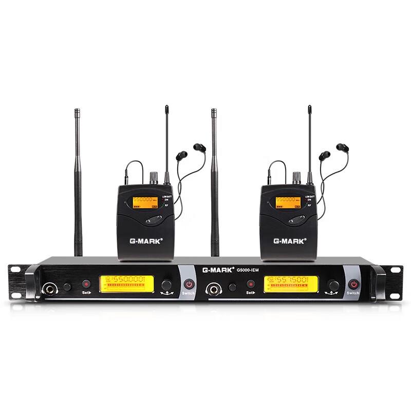 G-MARK G5000 Dual-Channel Wireless In-Ear Monitor System