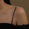 Adjustable Rhinestone Thin Bra Strap Butterfly Heart Crown Pendant Replacement Shoulder Strap Women Wedding Party Dress Accessory