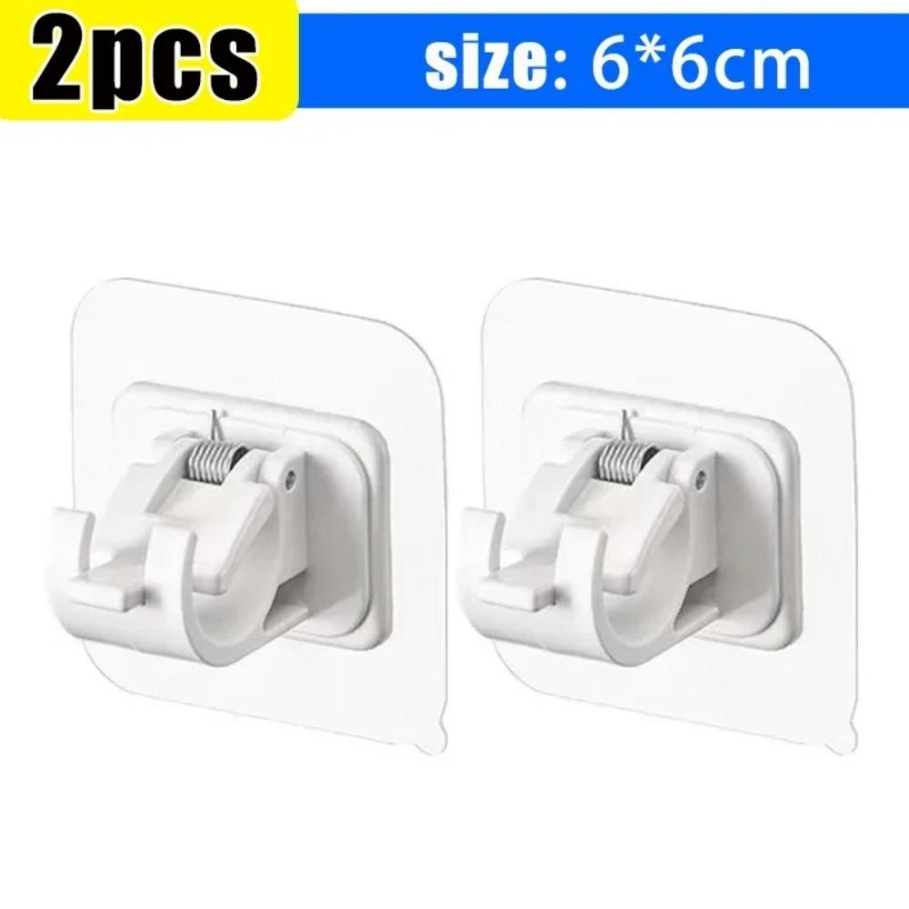 Clemă pentru perdea fără cuie, cleme pentru tije, cârlige autoadezive, cârlige pentru șină reglabile, duș, depozitare de uz casnic, agățat, suport pentru stick