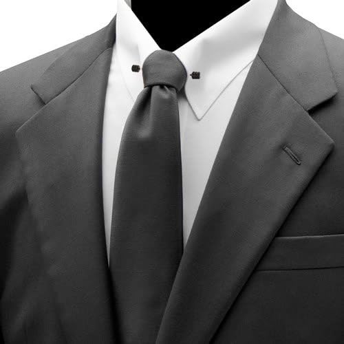 Gunmetal Coil Color Bar Pinhole Pin Collar Pin Collar011