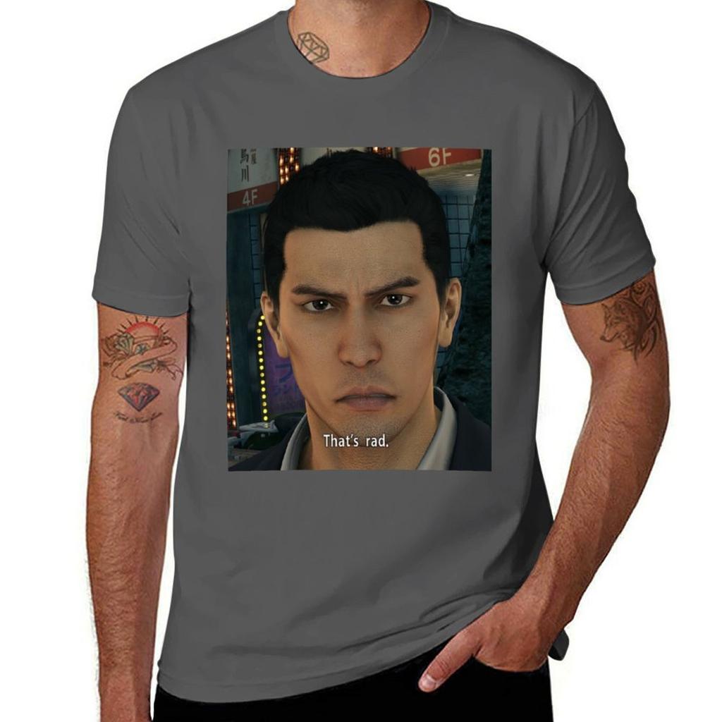 Yakuza Kiryu Thats rad TShirt Functional Casual Short Sleeve Tee