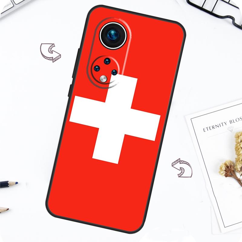 

Switzerland Swiss Flag Case For Honor Magic 7 Pro 5 6 Lite Honor 200 Pro 50 70 90 X8b X9a X8a X8 X9 X9c X9b Cover Honor Magic5 Pro