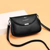 Women New Crossbody Bag Soft Leather Texture Shoulder Bag Fashion Mini Square Bag Middle-Aged Mom Mother-in-Law Shoulder Bag