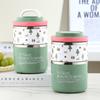 Stainless Steel Lunch Box With Double Layer Insulation For Kids Students And Adults