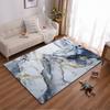 Luxury Marble Pattern Carpet with Gold Lines – Modern Home Design Suitable for Use As an Anti-slip for Living Room Bedroom Sofas