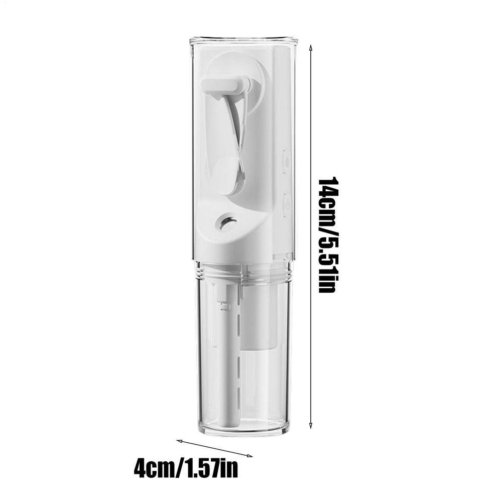 

Handheld Misting Fan Hand Water Mist Cooling Supplies Portable Small Personal Cooling Fans For Picnic Travel Outdoors Hiking білий