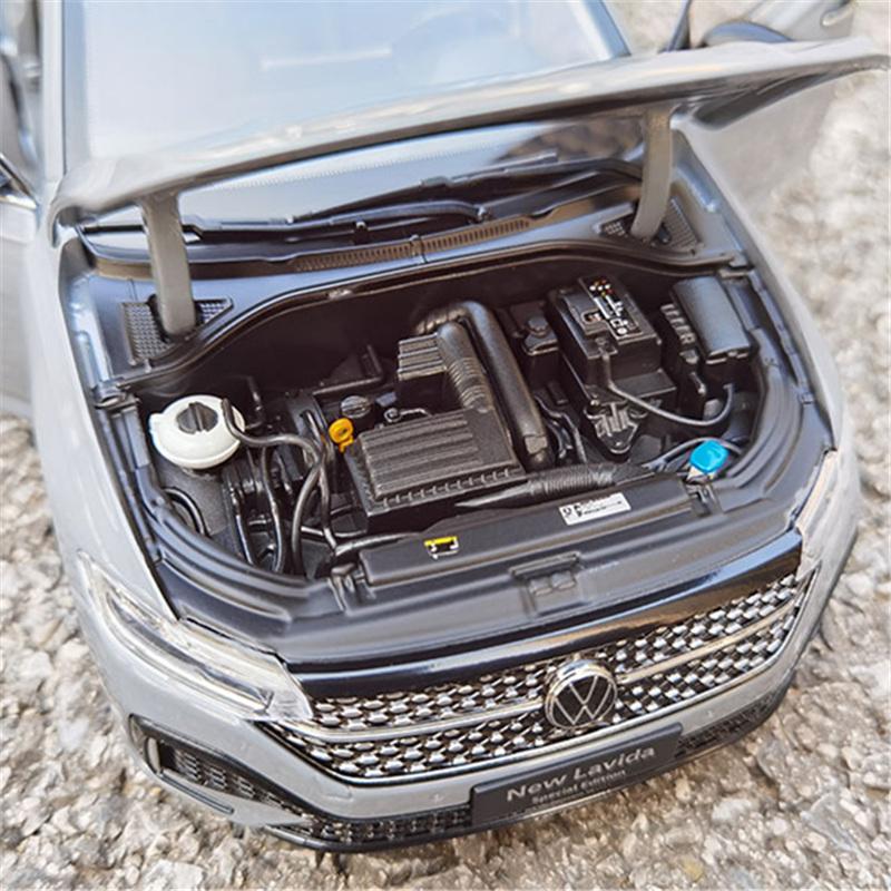 TCFJN1 New 1:18 2023 VW Lavida Plus Alloy Car Model Diecast Metal Vehicles Car Model Simulation Collection Children Toy Gift Decoration