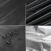 Resistant Cycle Basket Cover Exterior Defense Against Rain Ice Dirts Polyester Reflective Strips For Foot Safety