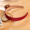 French thin edge chic hairband pure vintage silk hair accessory