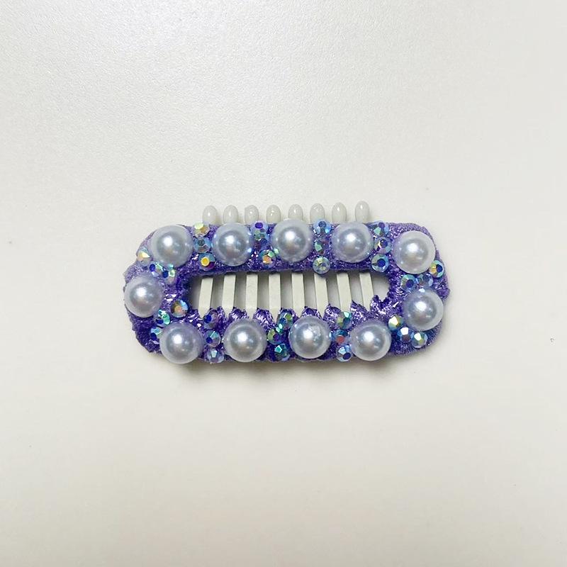 Handmade Pearl & Rhinestone Hair Clip for Yorkshire, Bichon, Maltese Dogs & Cats