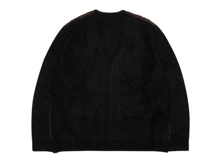 Supreme Brushed Grid Cardigan Black