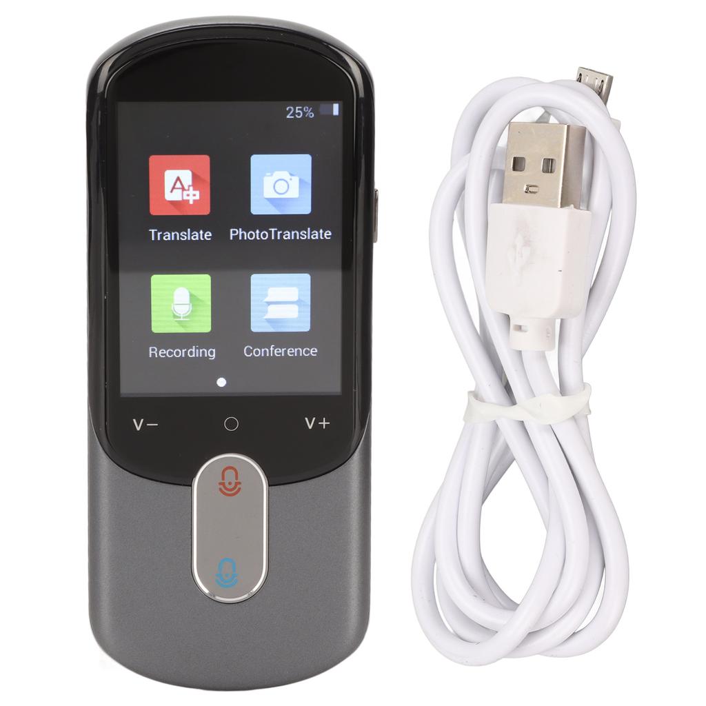 Smart Translator 2.88in Real Time Two Way Translation Portable Intelligent Language Voice Translator