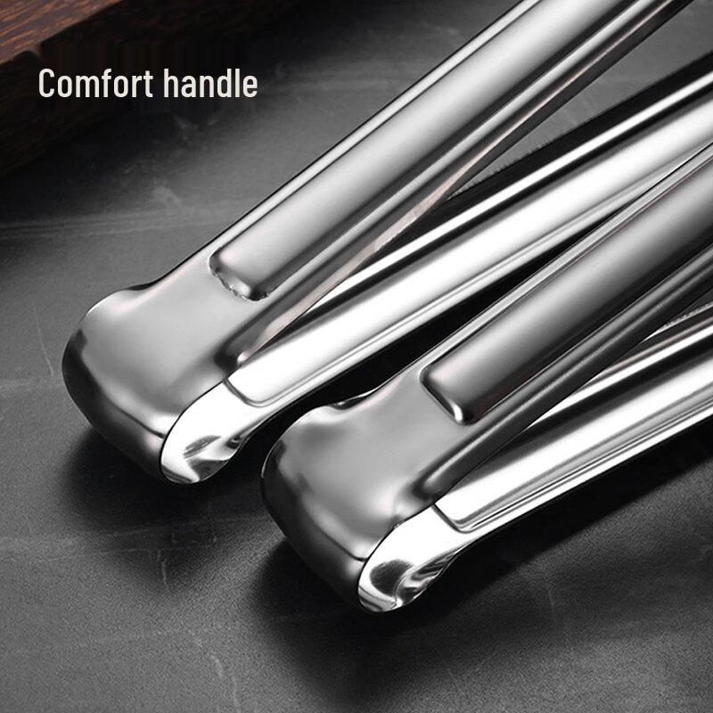 HPMILY 14-inch Stainless Steel Food Tongs