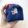 JIKAN STYLE Enfuku Drawstring Made In with a Japanese Perfect for Small and 9cm X 9cm X 61342 Bag, Japan, Pattern, Items, Makeup, Gifts, 7cm,