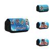 Borsa Portapenne a Doppio Strato con Stampa Personaggi Cartoon Beyblade per Scuola e Viaggio