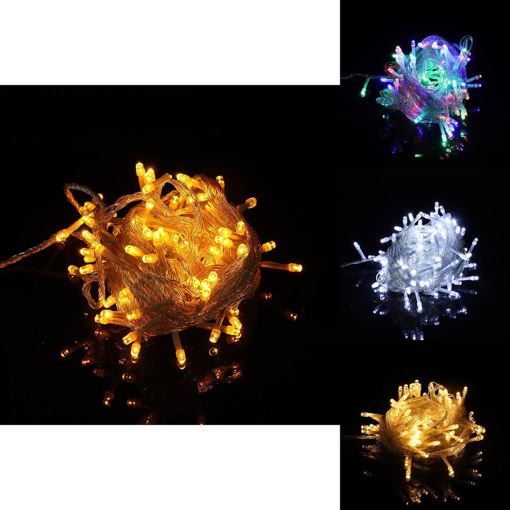 Weihnachtslichterkette mit acht Funktionen, wasserdicht, für den Außenbereich, zur Dekoration festlicher Anlässe