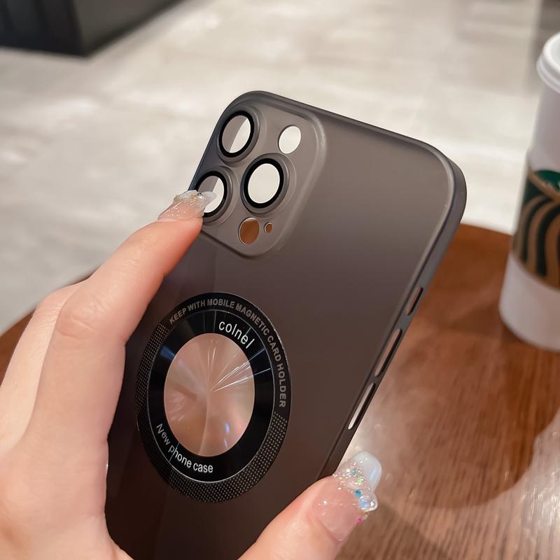 Luxury Magsafe Wireless Charge Phone Case For Iphone 14 13 12 11 Pro Max Plus Transparent Magnetic Matte Bumper Cases Cover