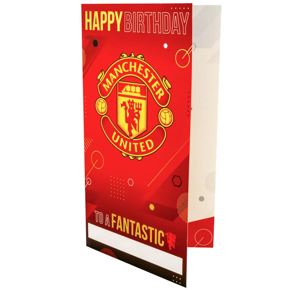 Manchester United FC Customizable Birthday Card