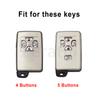 4/5 Buttons Tpu Car Key Case Cover Remote Fob Shell Holder For Toyota Rav4 Premio Auris Rukus Vanguard Estima Alphard Vellfire