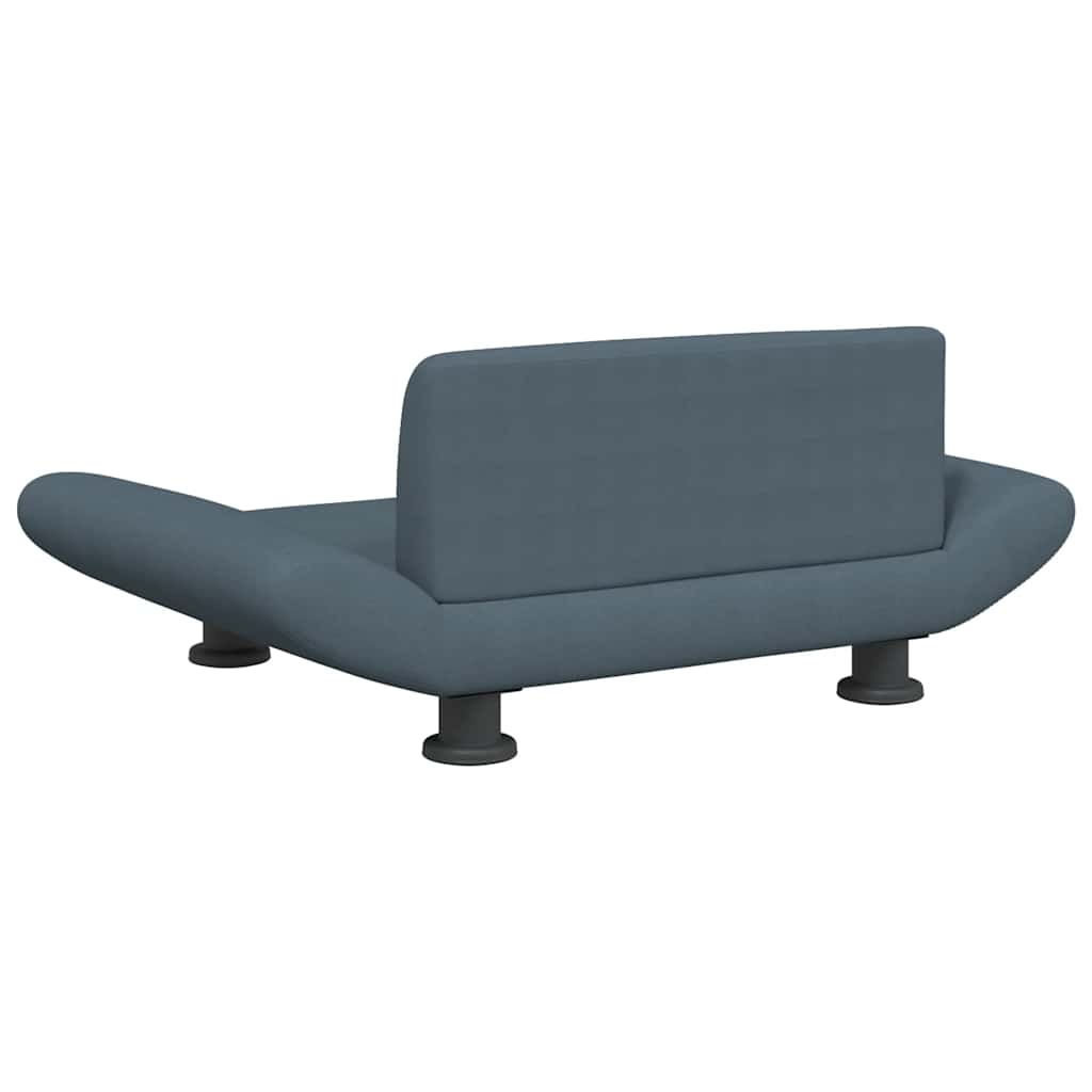 Dog Bed Dark Grey 70x45x28 Cm Fabric