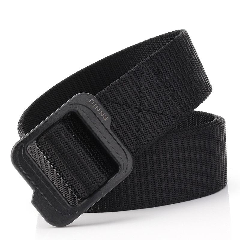 Belt Unisex Versatile And Slimming With Metal Buckle Belt Paired With Jeans