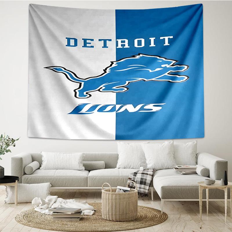 Detroit Team Spirit Quick-Dry Tapestry Hanging for Bedroom,Livingroom, Playroom,Decor Art Room Wall Tapestry Holiday and Birthday Gifts