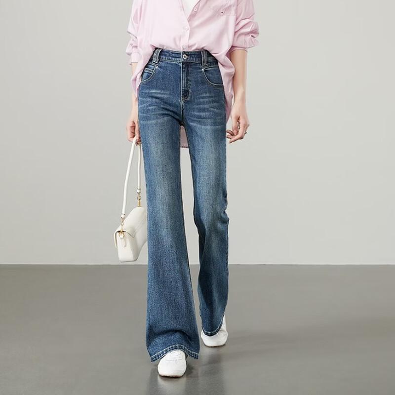 ESE-Y Women s Anti-Fade Slim Fit Flare Jeans 26R