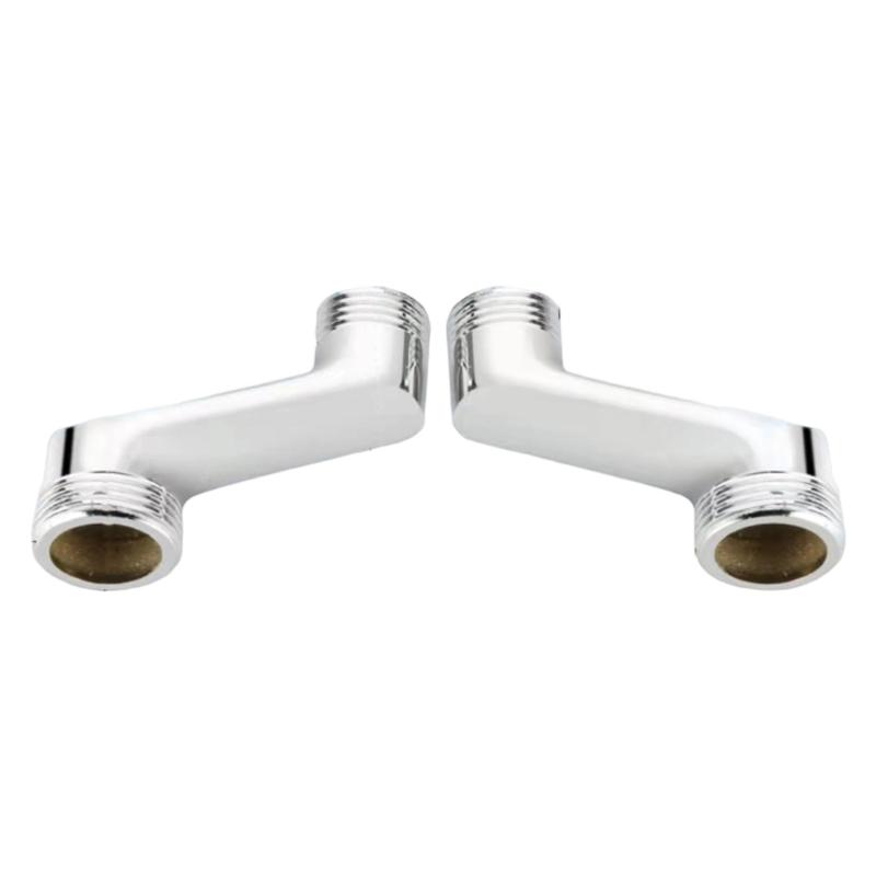 652F Easy installs Brass Shower Adapters Threaded Design Bathroom Faucet Connection Bathroom Fixture Reducers Adapters for Home