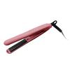 VENUSiS Mini Straight Hair Iron Fast International Voltage 3 Temperature Soft Press Minimizes Case Brush Set (Pink) - Palm-sized, Start-up, Portable,
