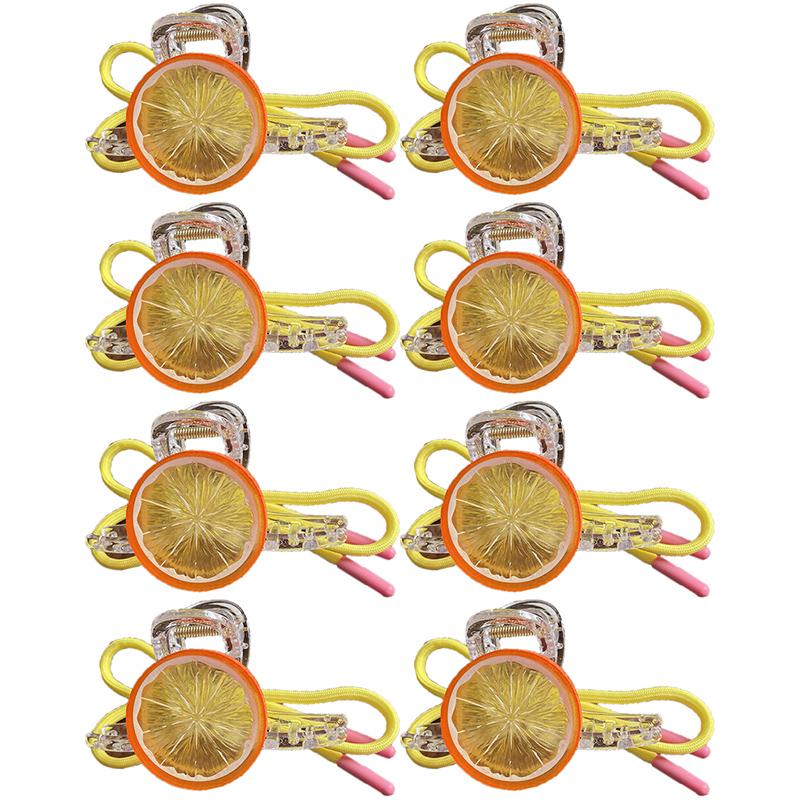 Lemon Fresh Hair Clip Female Korean Sweet Cute Fruit Bow Shark Clip Hair Accessories