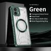 KEYSION Transparent Magnetic Case for Nothing Phone 2 1 Silicone+PC Heavy Duty Shockproof Phone Cover for Nothing Phone 1 2