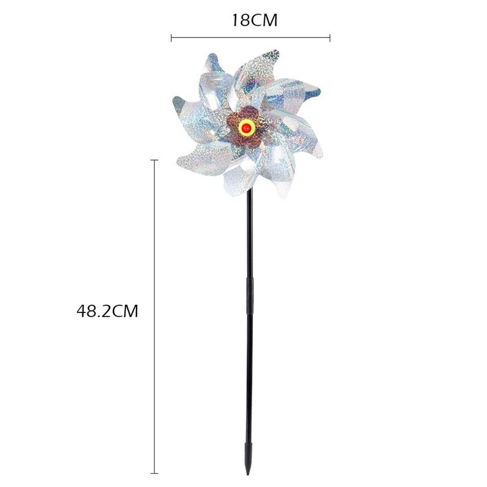 

Цветок Ветряная мельница Ветряк Колышек Уличный декор для вашего патио и газона Вращающийся подсолнух Ветряк Колышек Садовый декор