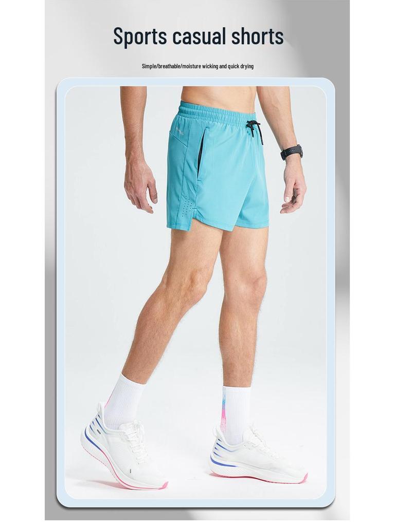 Men's Lightweight Quick-Dry Sports Running Shorts for Summer - Breathable, Thin Three-Point Marathon & Track Training Shorts