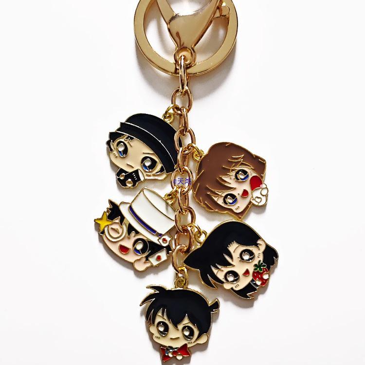 Conan Kid Anime Keychain Pendant - Handmade Cartoon Bag Accessory