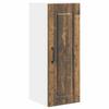 Wall Mounted Cabinet PORTO Reclaimed Wood Look 30 X 31 X 80 Cm Engineered Wood
